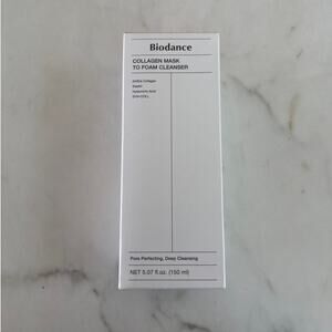 Biodance Collagen to Foam Cleanser Full Size in White Pink